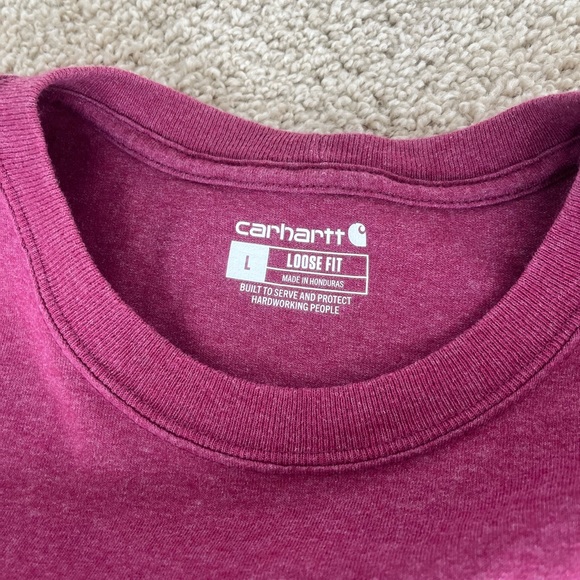 Carhartt Men’s Loose Fit Logo Pocket Tee - NWOT - Picture 4 of 7